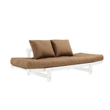 Beat, sofa bed, mocca/white