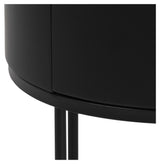 Polo, bedside tableØ40 - black