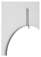 Wall mirror, 133 cm, Chrome