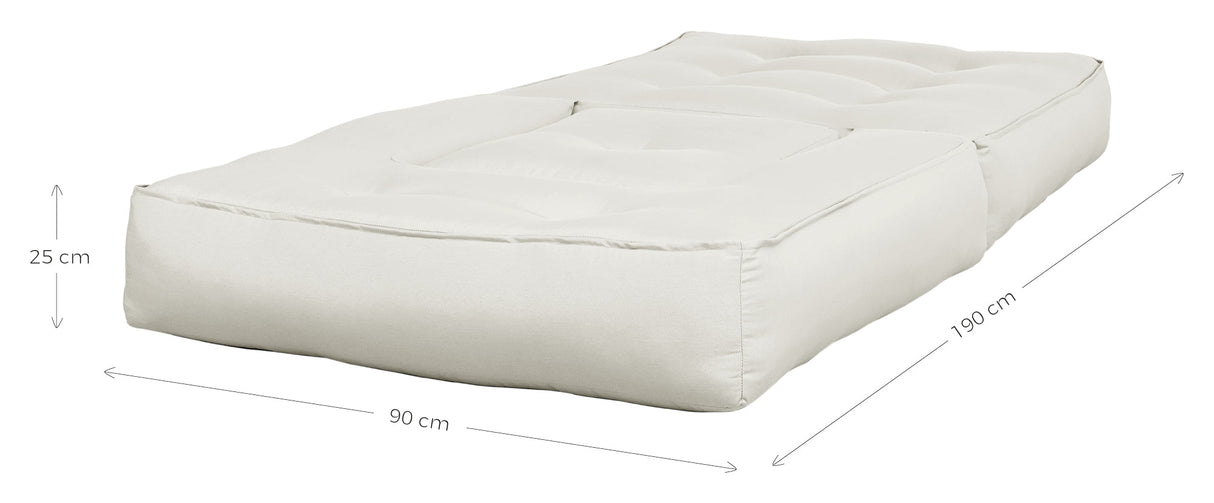 Cube Futon, Beige