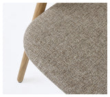 Relate, dining chair w/armrests - nature/latte