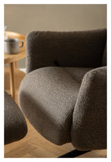 London, recliner with footstool - taupe