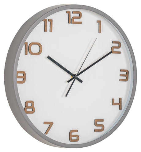 Greenwich, Wall Clock Ø35, gray