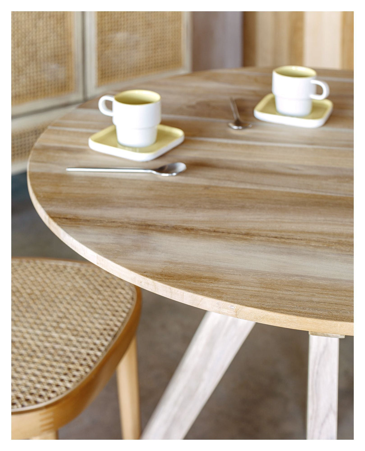 Maial Dining Table - Solid Teak, Ø90