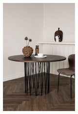 Stone Dining Table Ø120 - Mocca