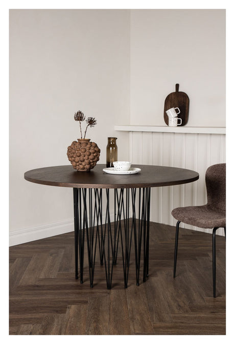 Stone Dining Table Ø120 - Mocca