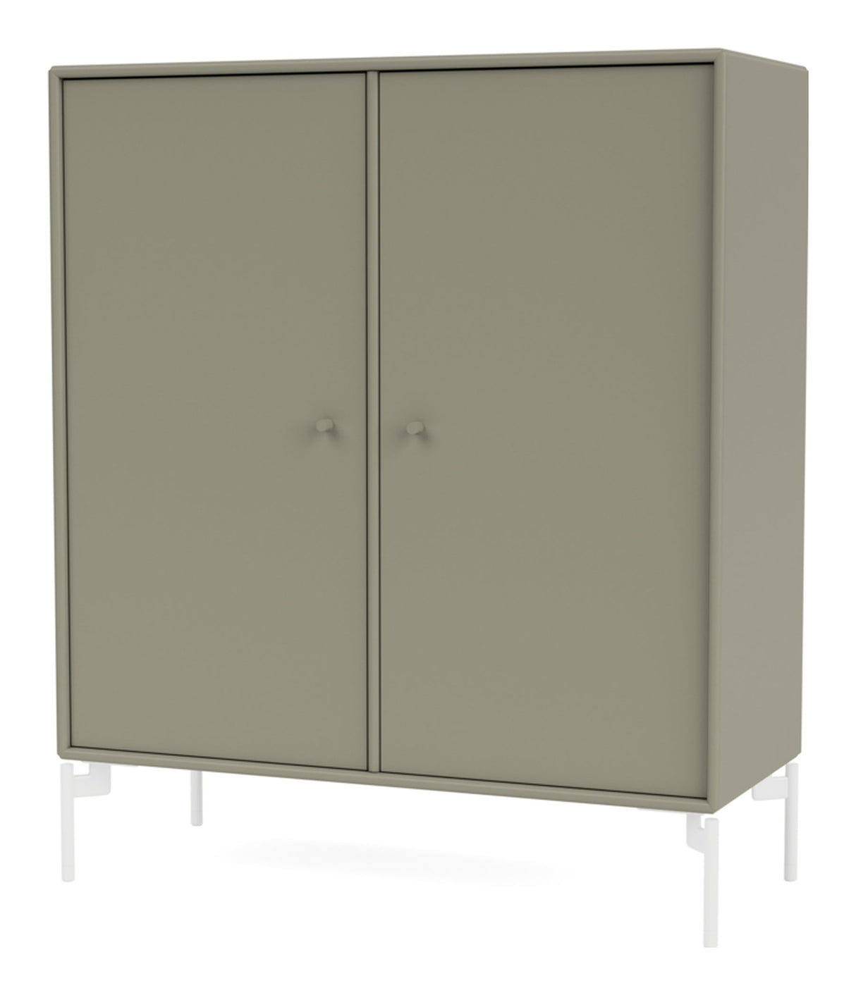 COVER Cabinet with white legs, Fennel