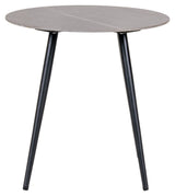 Lazio Side table with ceramic worktop, Gray, Ø45