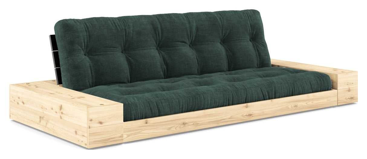 Base Sofa bed with Sideboxes, Seaweed/black