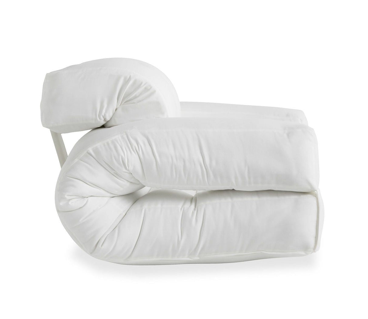 Hippo Out Futon Chair, White