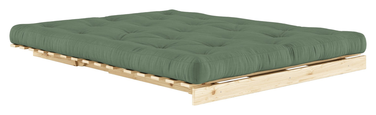 Roots 160 Sofa Bed, Pine/Olive Green,