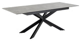 Irwine, dining table 168/210cm - gray