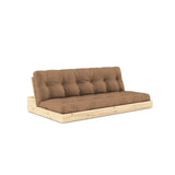 Base Sofa bed, Mocca/nature