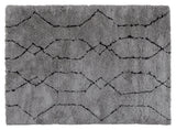 NovÉ Rug, 240x170, Light gray/Black graphics