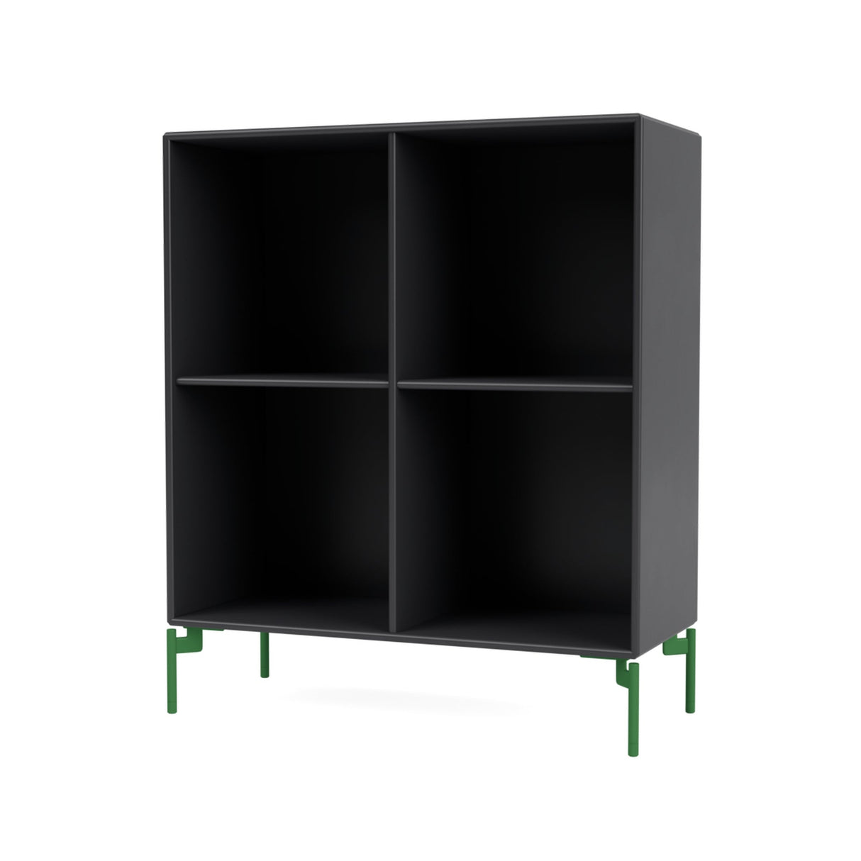 SHOW Bookshelf with parsley legs, Anthracite