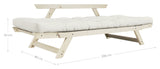 Bebop Sofa Bed, Off-White/Black Pine