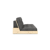 Base Sofa bed, Charcoal/nature