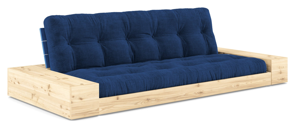 Base Sofa bed with Sideboxes, Royal Blue