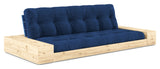 Base Sofa bed with Sideboxes, Royal Blue