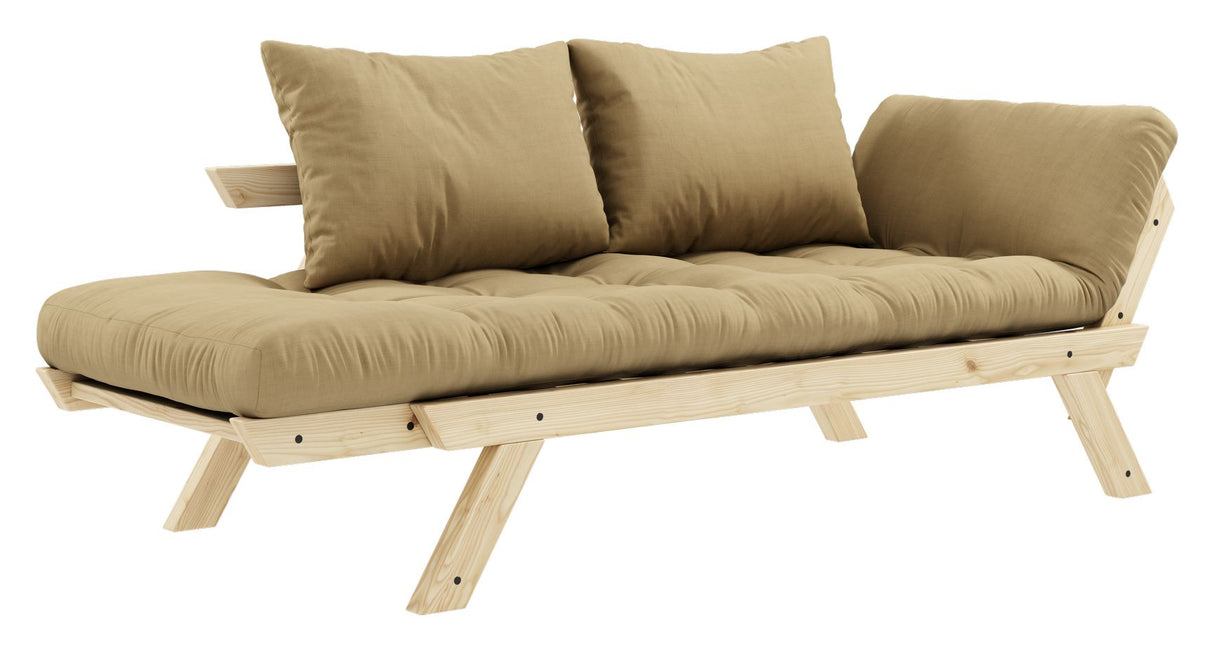 Bebop Sofa bed, Pine/Beige