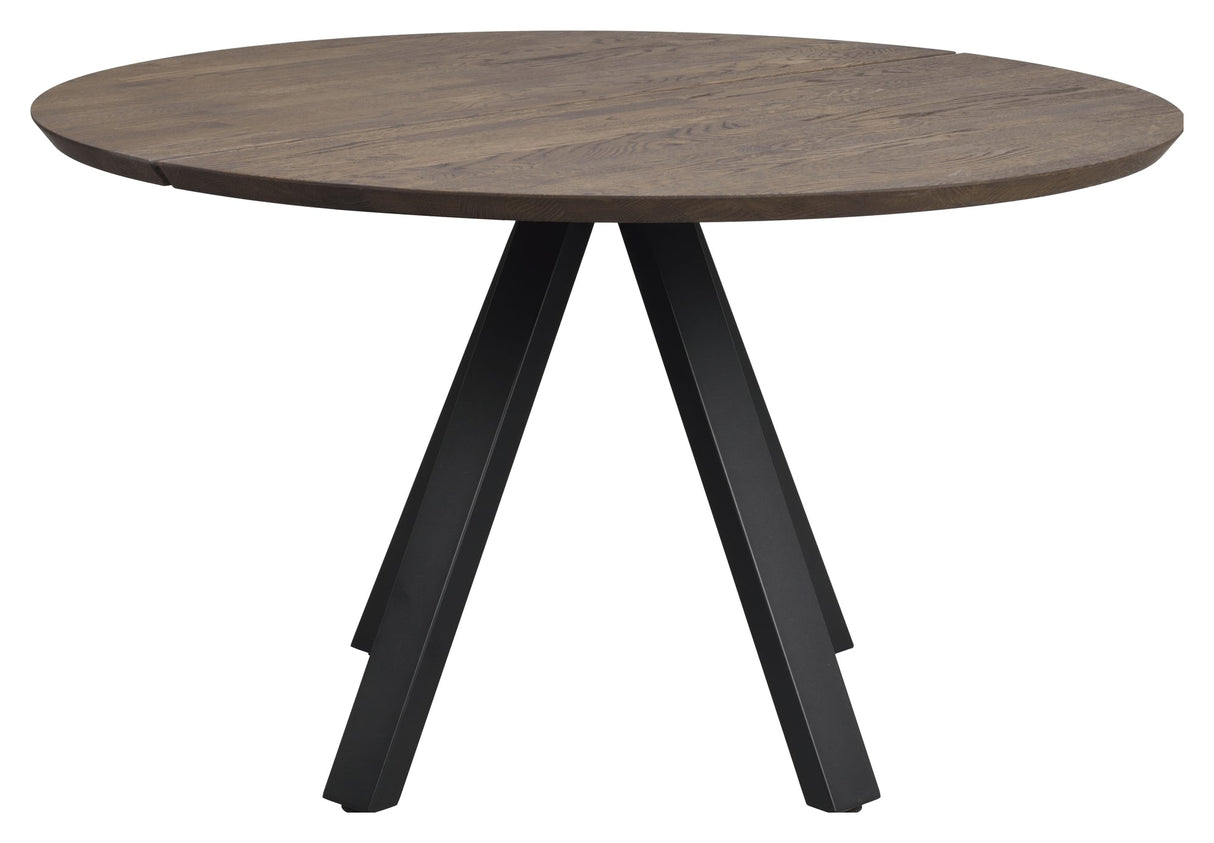 Carradale, dining table Ø130 - brown/oak