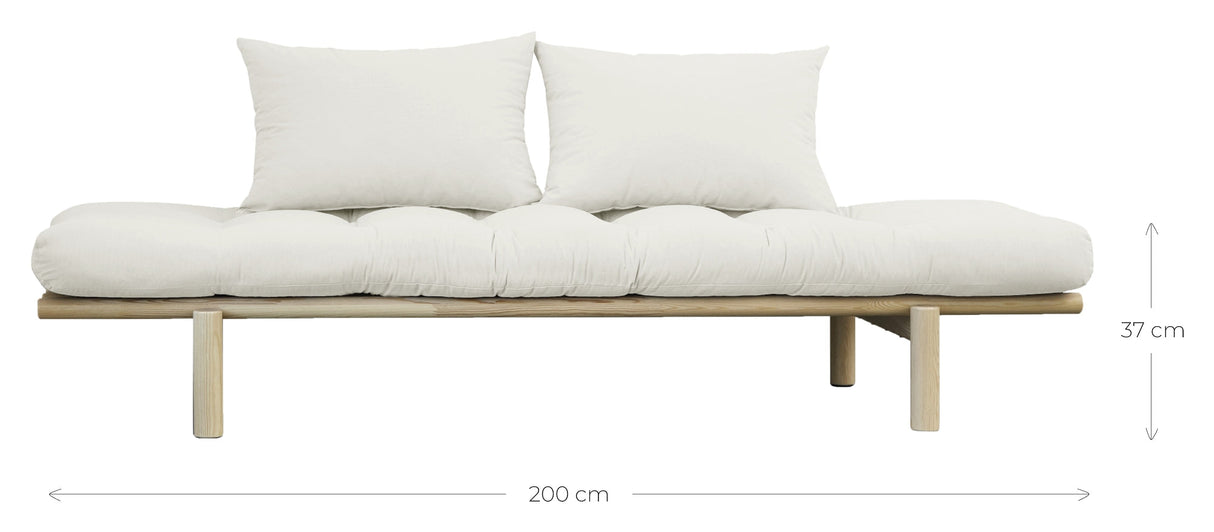 Pace Daybed, Pine/Beige