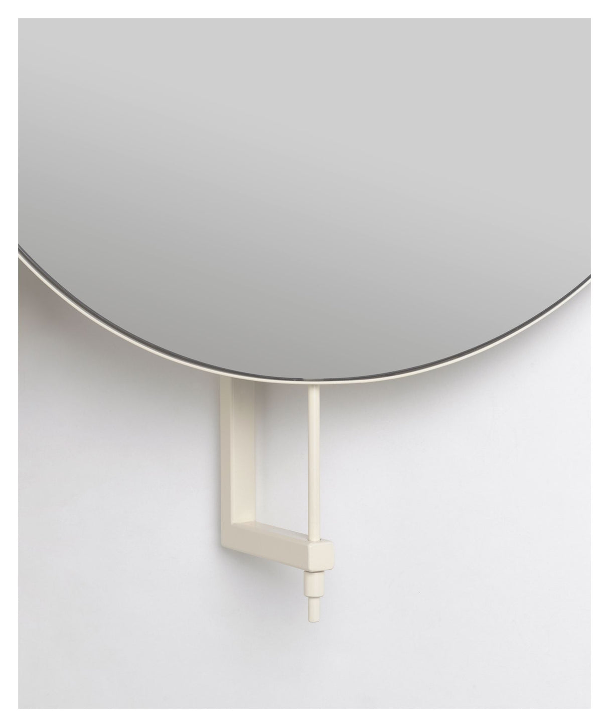 Rotating Mirror, Beige