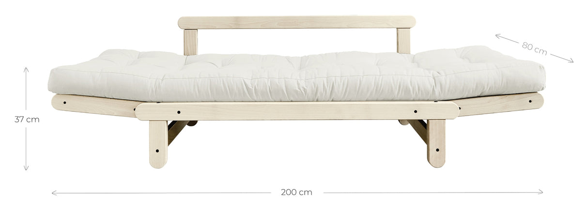 Beat Sofa Bed, Nature, Pine/Linen