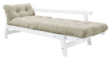 Step Sofa bed, Beige/White