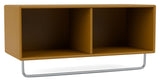 COAT shelf w. clothes rail, 142-Amber