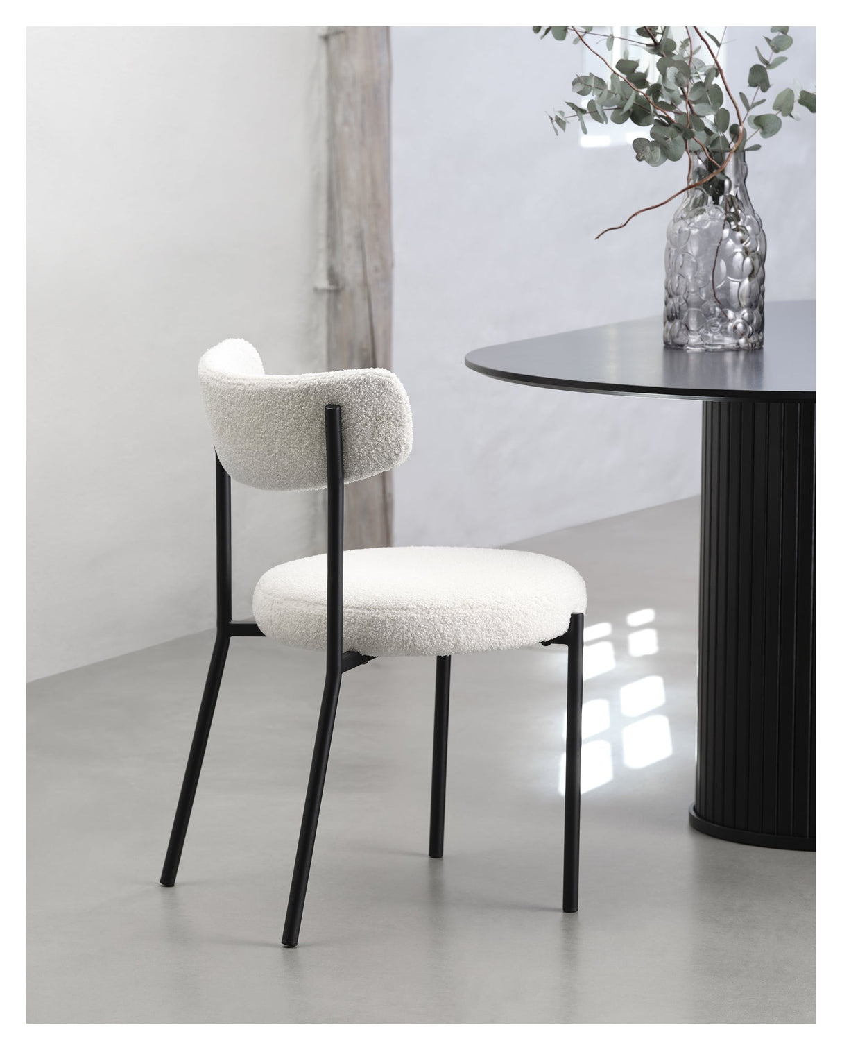 Gimli, dining chair - off white