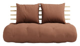 Shin Sano Futon Sofa, Pine/Brown