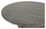 Volta, Garden table, Ø150, Gray Merge/glass top