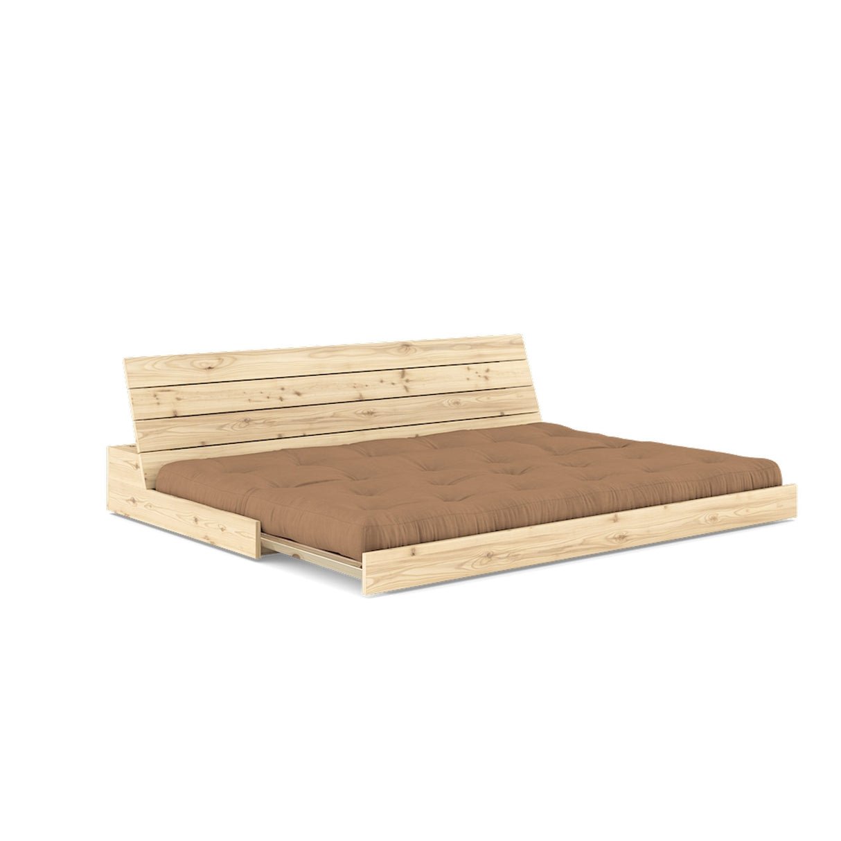 Base Sofa bed, Mocca/nature