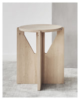 Simple Stool Oak, Ø36