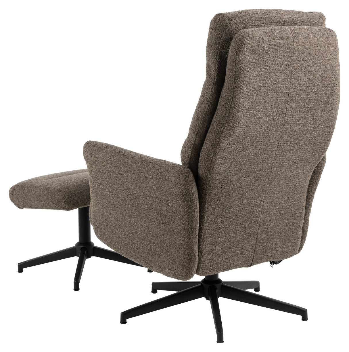 London, recliner with footstool - taupe