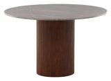 Austin Dining Table, MDF, Mocca, Ø120