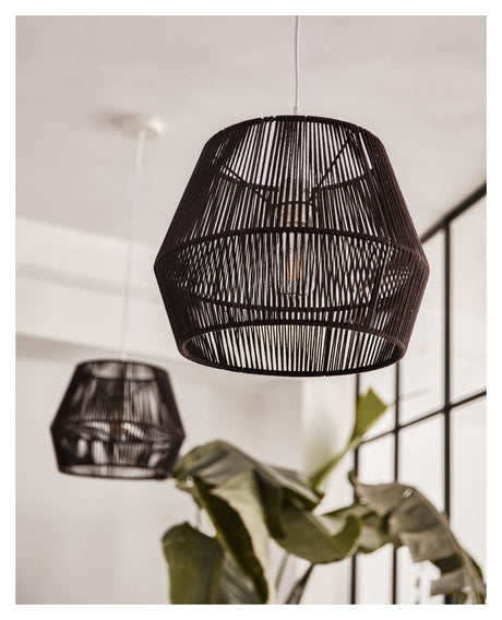 Cantia Lampshade, Ø36.5, Black cotton