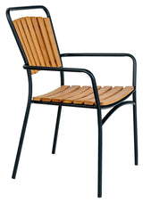 Cleveland, Garden Chair, oak/black