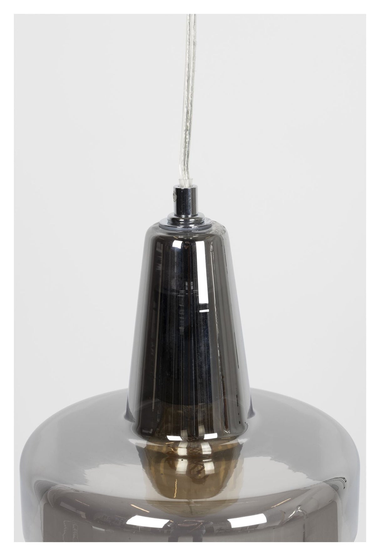 Nixon Pendant, Ø20, Smoke-colored glass shade