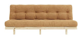 Lean Sofa bed, Brown velvet