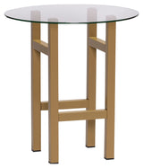 Elevate, Side table, olive green