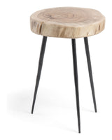 EIDER Side table, Nature, Ø35