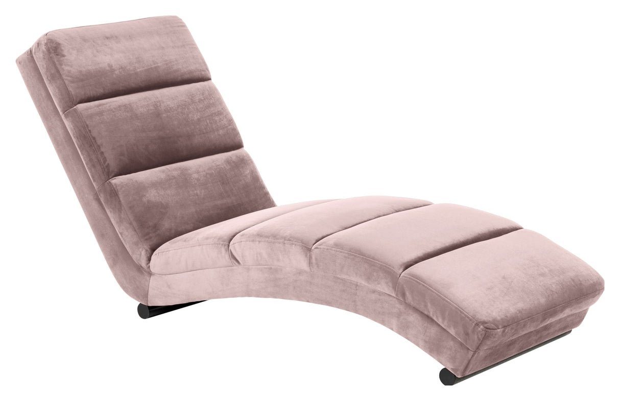 Slinky, lounge chair - dusty rose