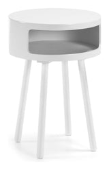 KURB Sideboard, White, Ø40