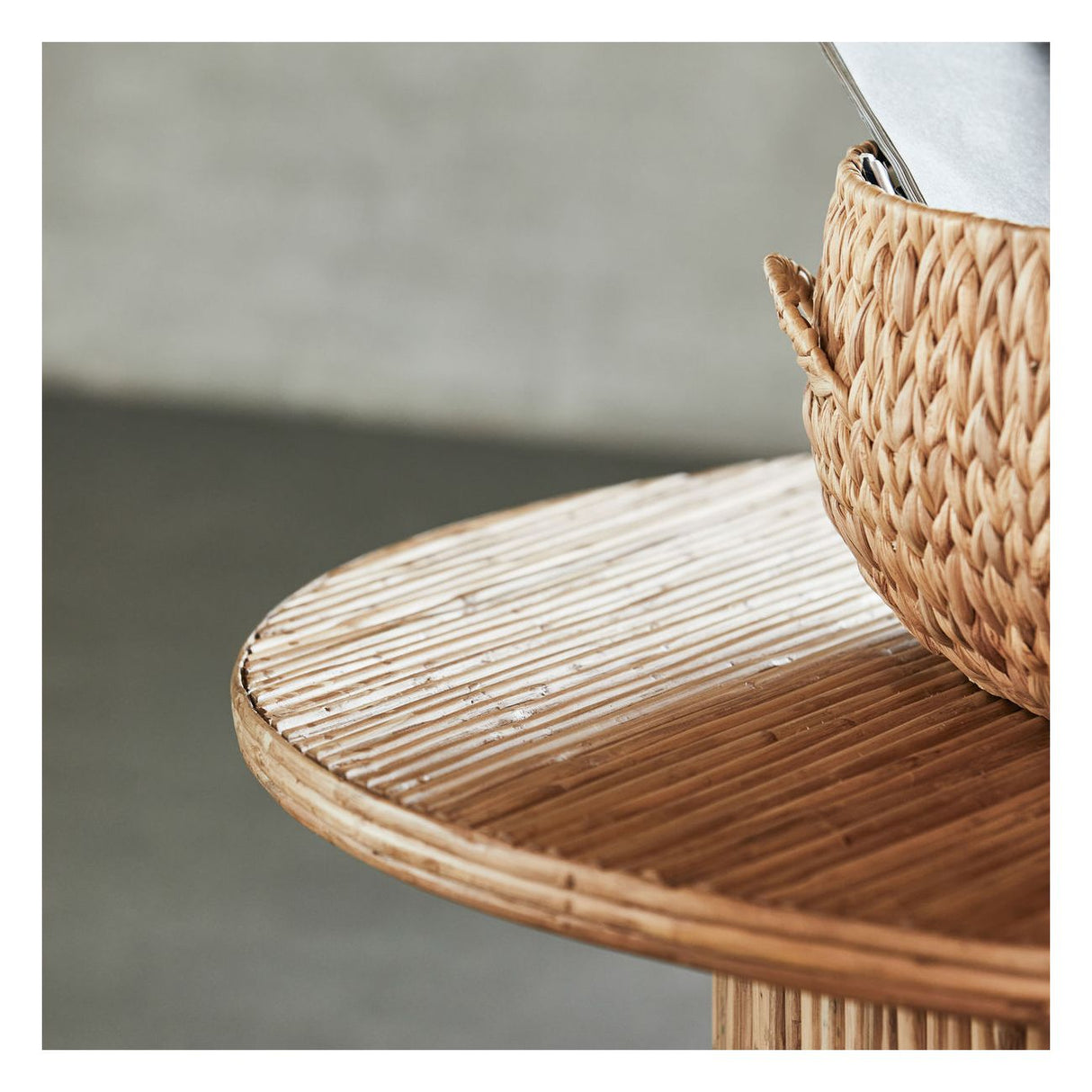 Gro Coffee Table Ø90, Rattan