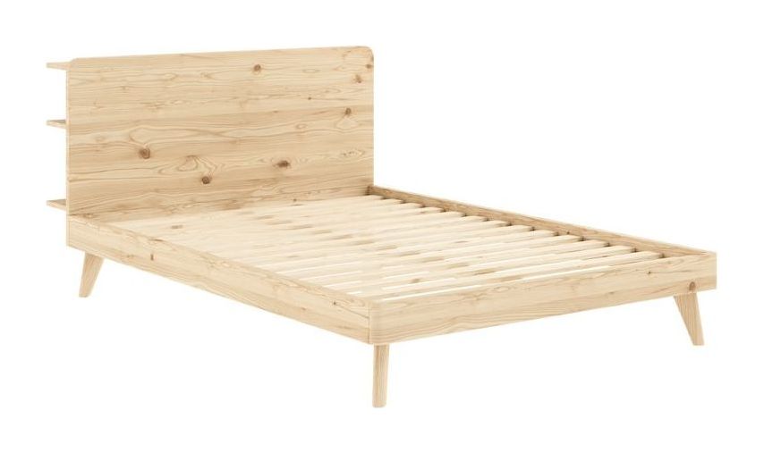 Retreat Bed frame, Lacquered pine, 140x200