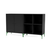 PAIR Classic sideboard with parsley legs, Black