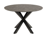 Heaven Dining table, Fairbanks coarse ceramic top, Ø119