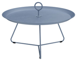 EYELET Tray table, Ø70, Pigeon blue